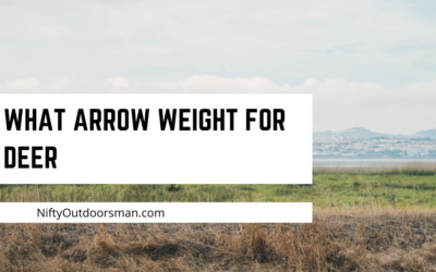 What arrow weight for deer